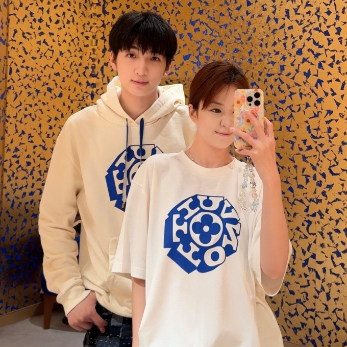 9a+ quality lv louis vuitton nigo blue print t-shirt